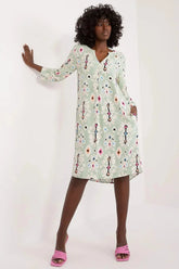 Sublevel fashionable soft and breathable viscose daydress  Adomoo
